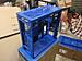 a striped down corsair obsidian 750d case back to the metal part so i could paint it in blue